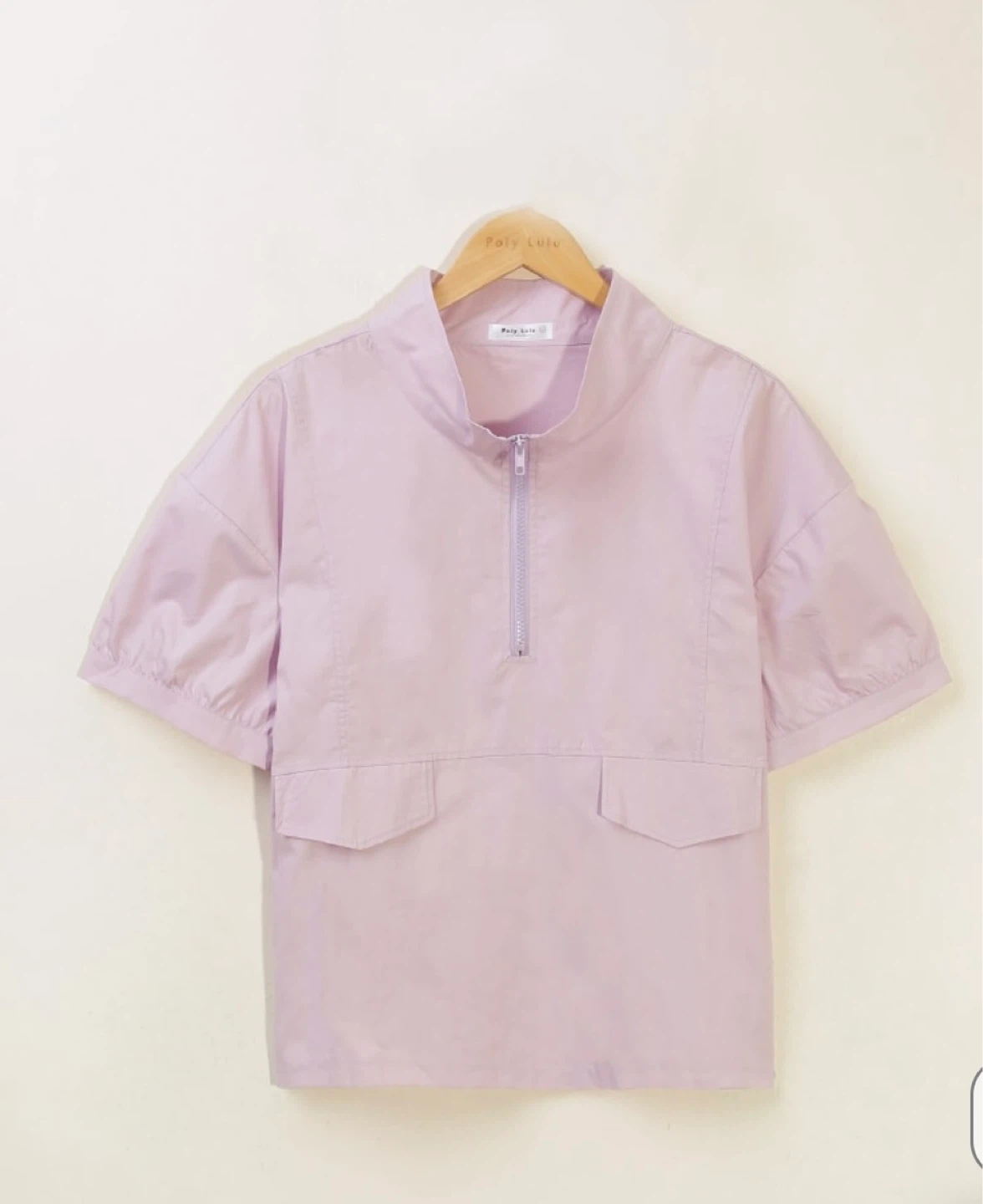 Short Sleeve Quarter Zip Pullover L size - photo 2