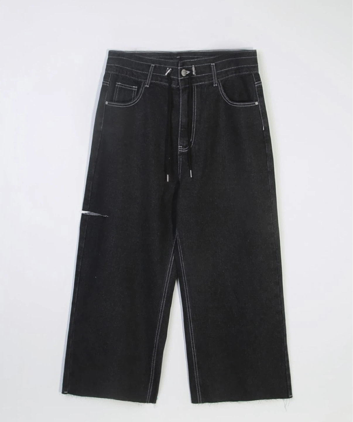 Black Wide Leg Jeans L size