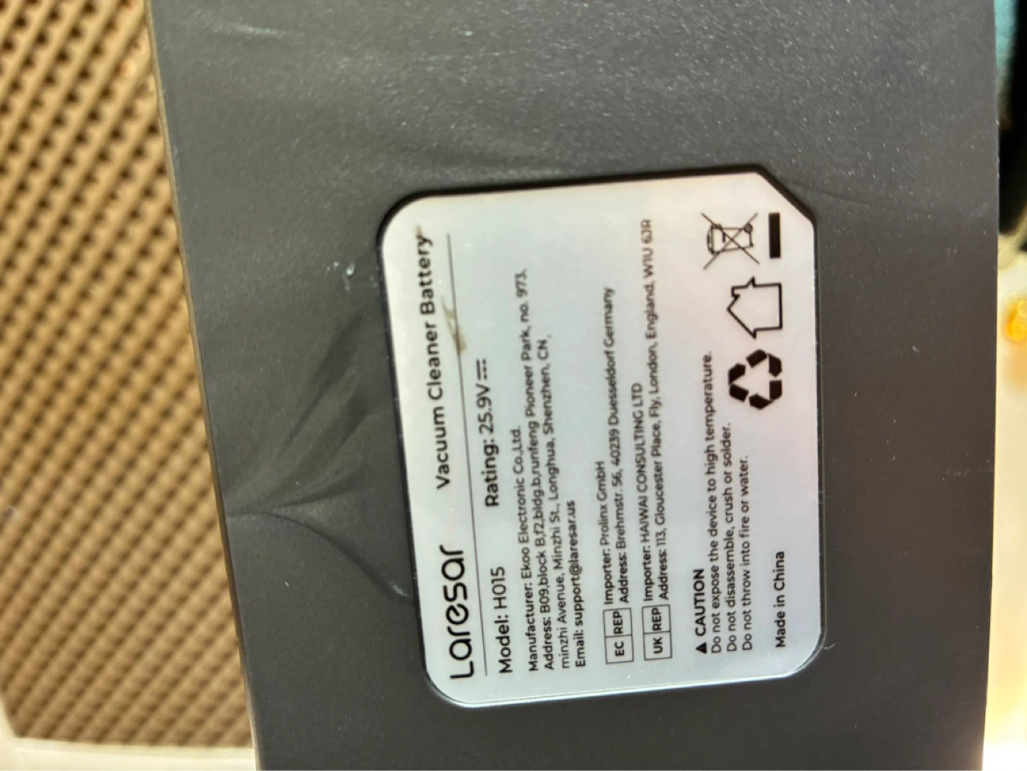 Laresar Cordless Vacuum cleaner - photo 2