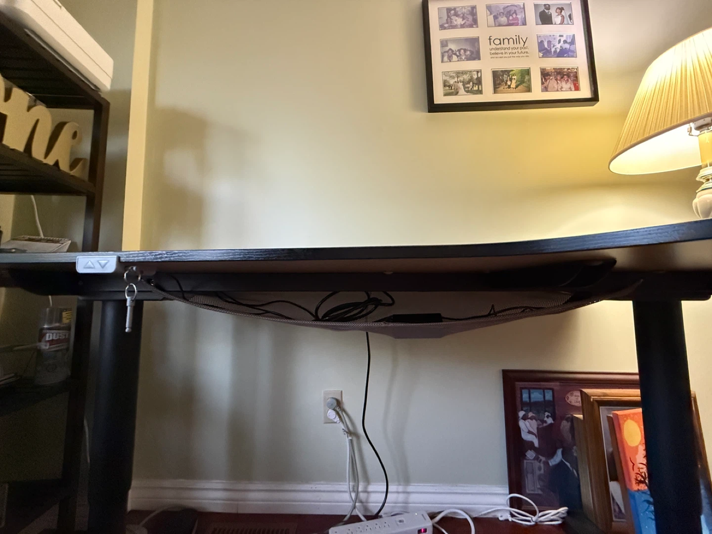 Black L-Shaped Standing Desk - photo 2