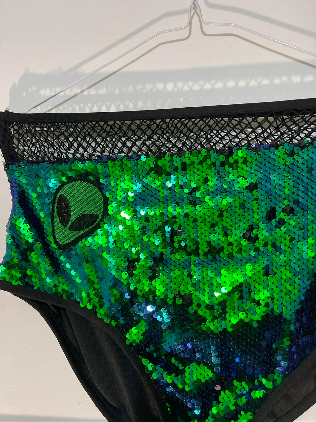 Green Sequin Tank Top and Shorts Set - photo 5