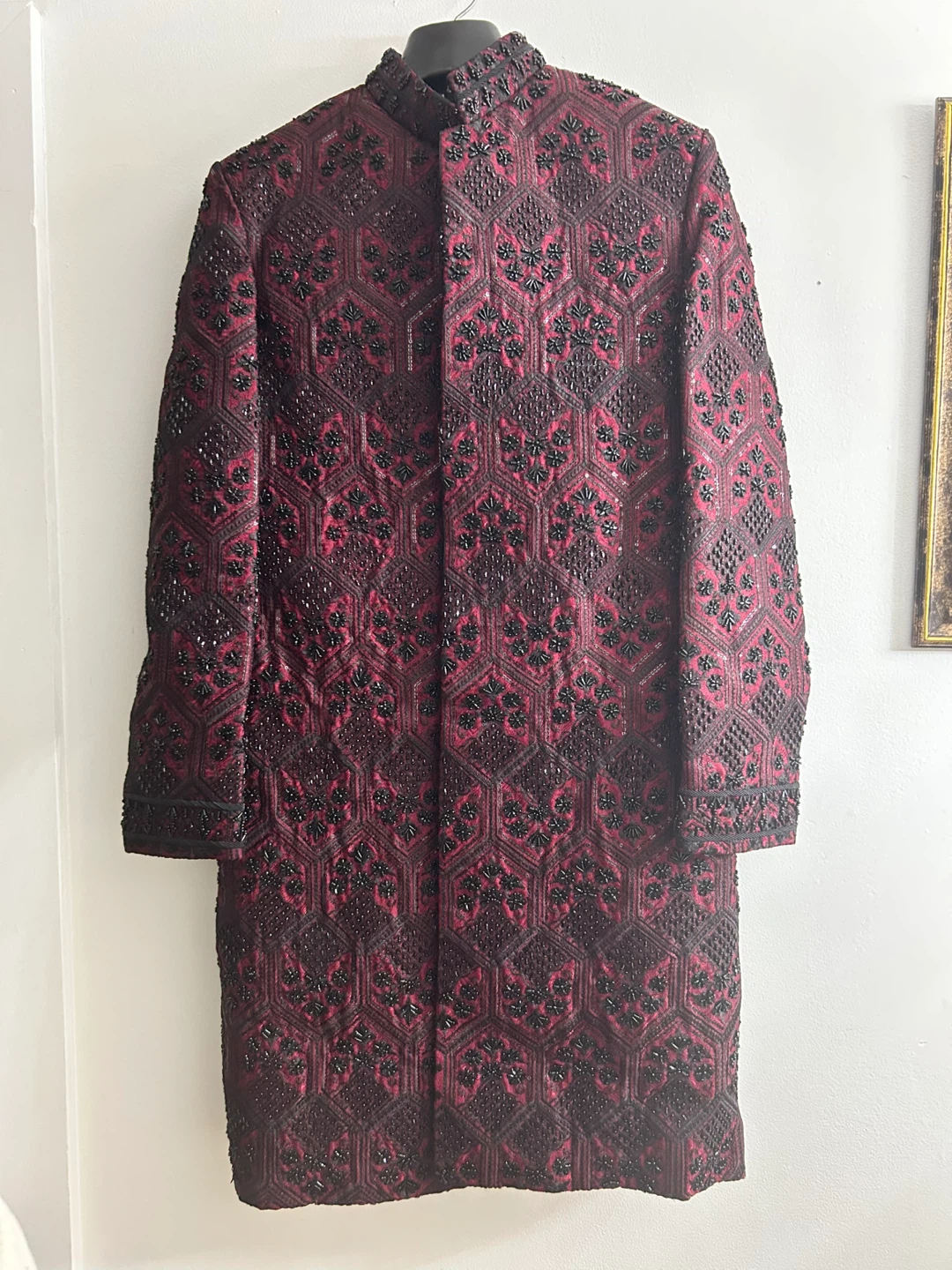 Embellished Sherwani Jacket - size M