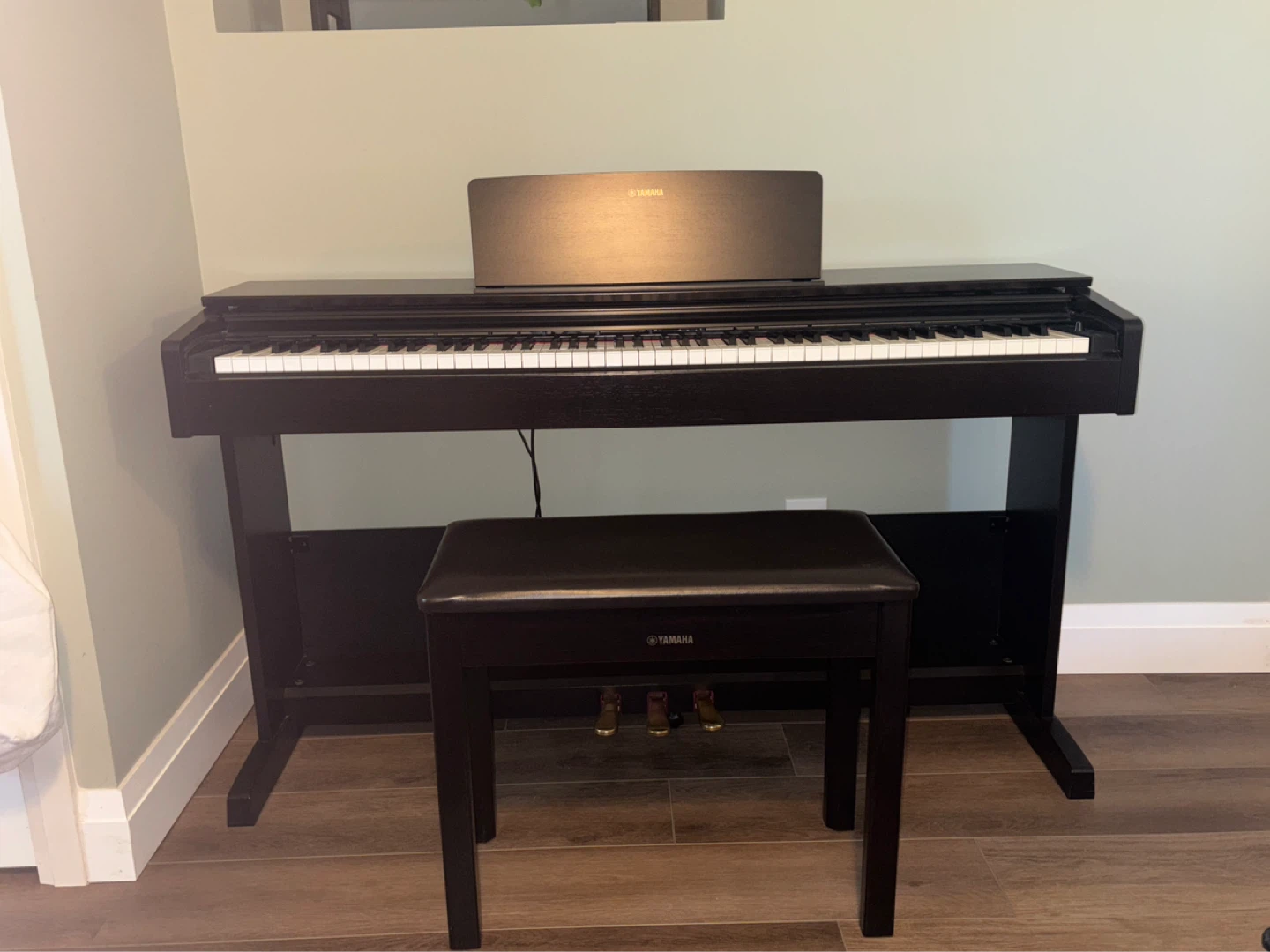 Yamaha Digital Piano with Bench