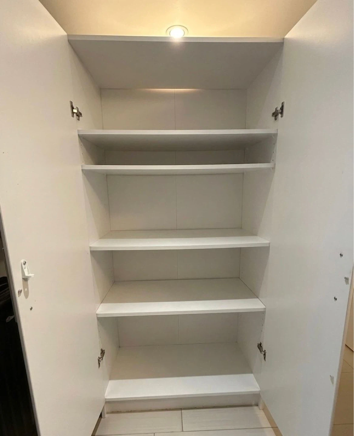 White Two-Door Wardrobe - photo 2
