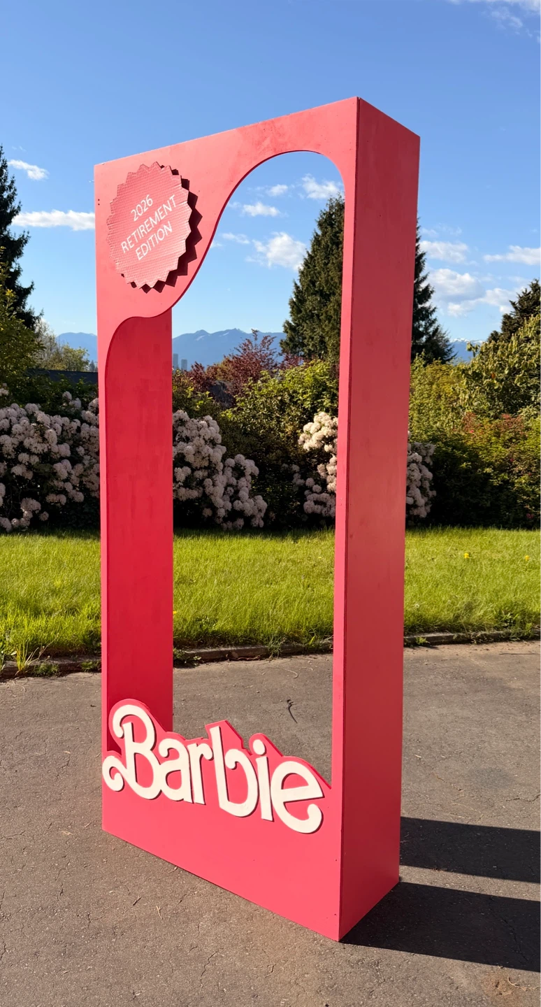 Barbie Photo Booth Prop - Life Sized Barbie Box