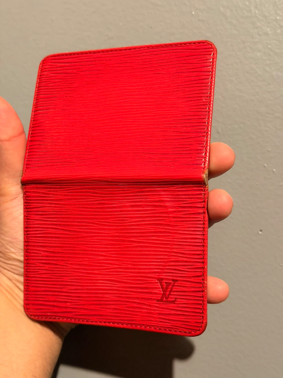 Louis Vuitton Epi Red Card Holder - photo 2