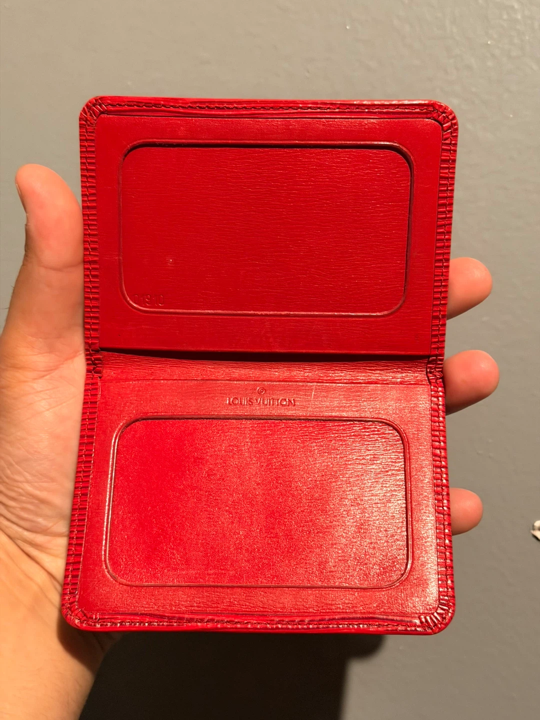 Louis Vuitton Epi Red Card Holder - photo 3