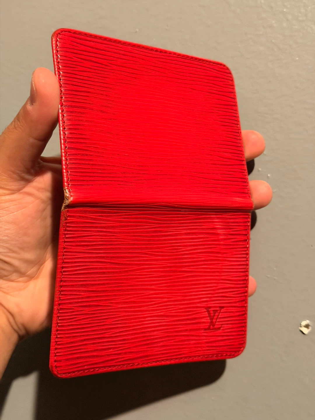 Louis Vuitton Epi Red Card Holder - photo 4