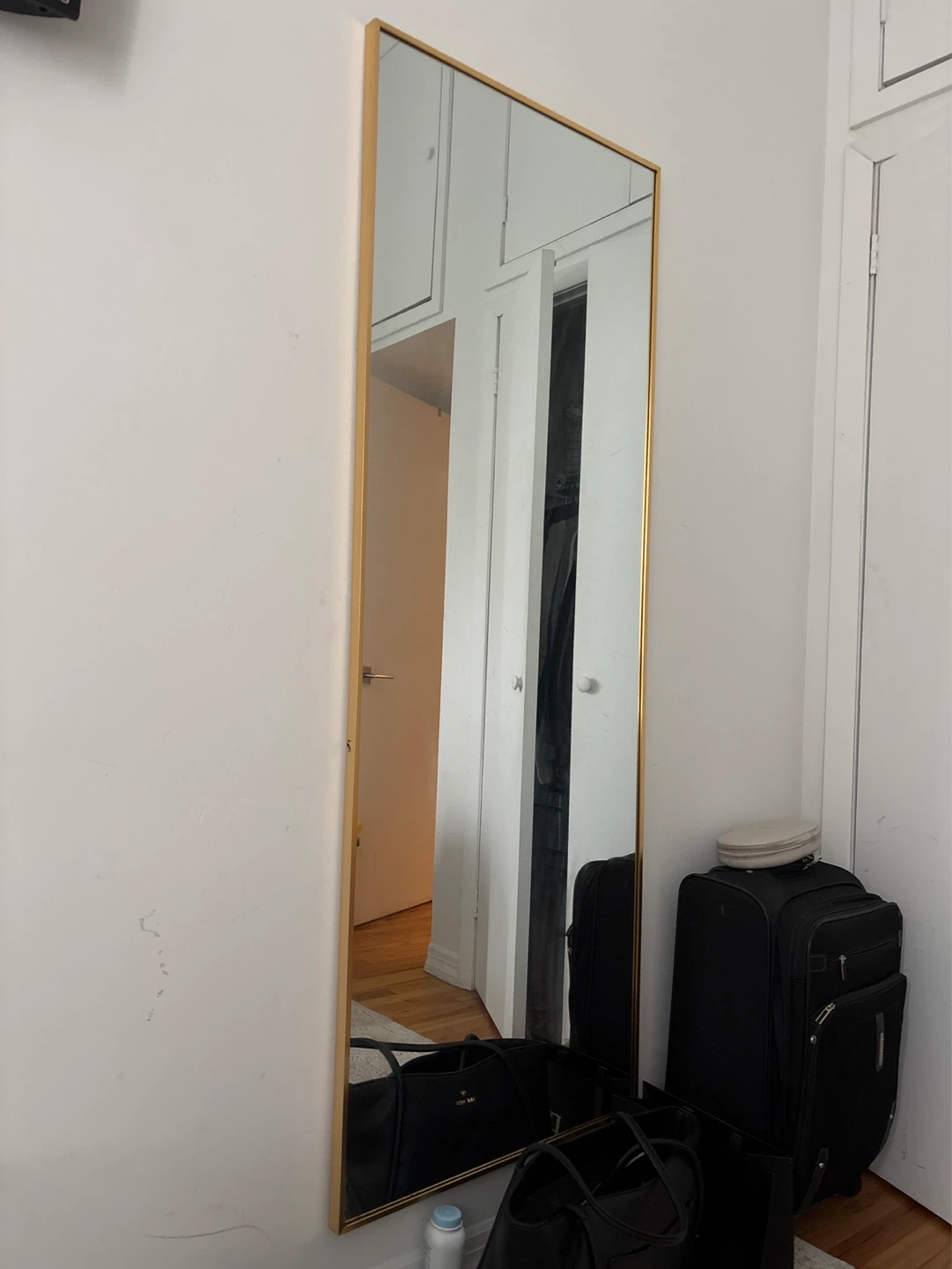 MOVE OUT SALE: Gold Framed Full Length Mirror