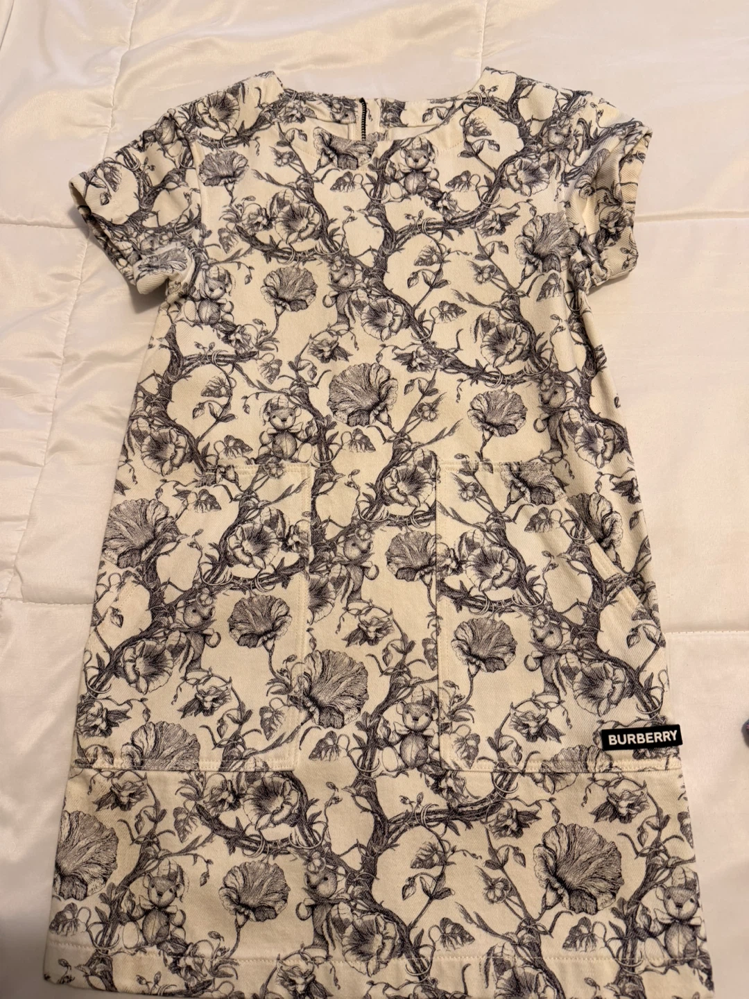 Burberry Floral Print Short-Sleeve Dress - photo 2