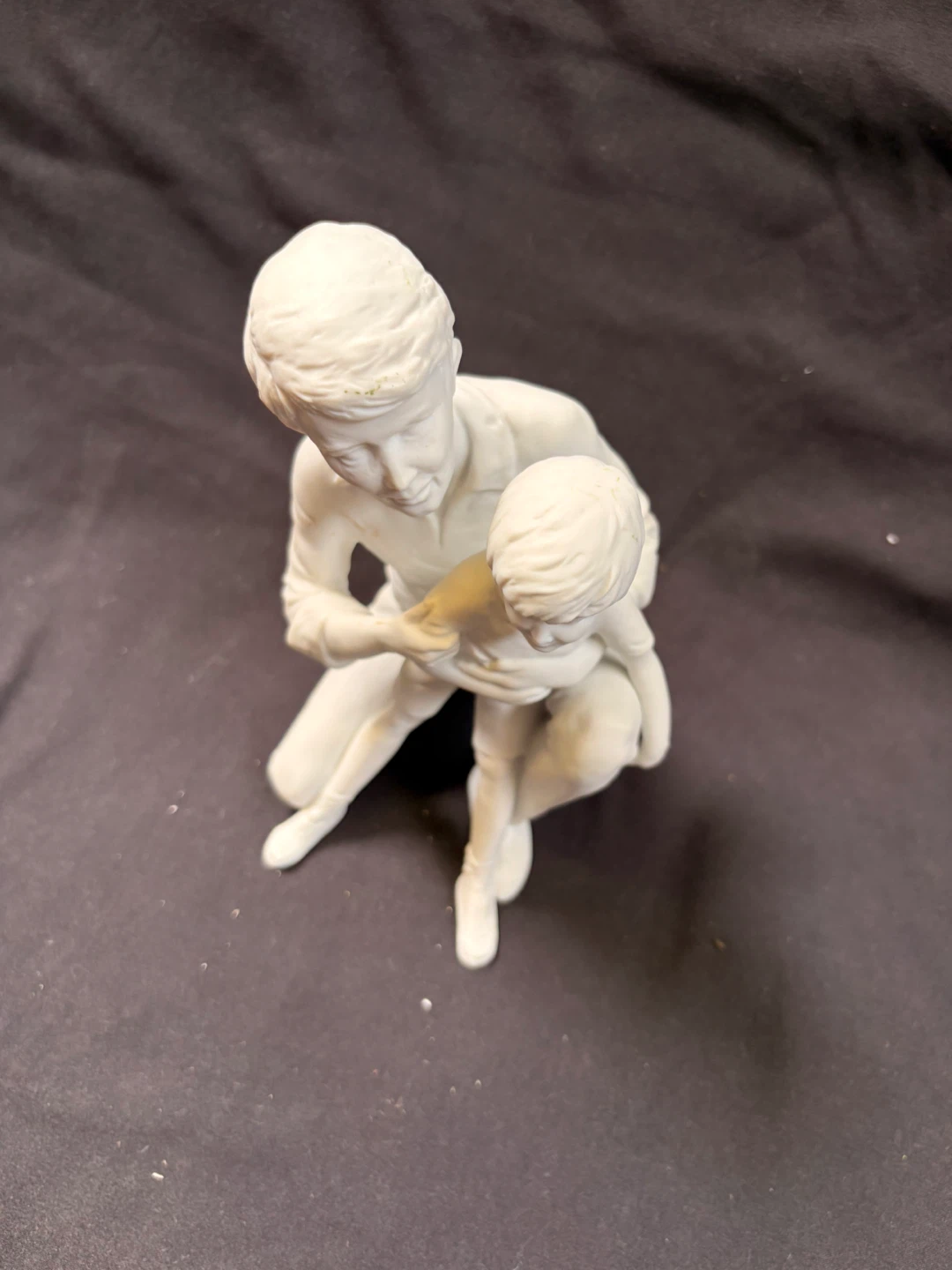 Vintage Porcelain Figurine - father and Son - photo 3