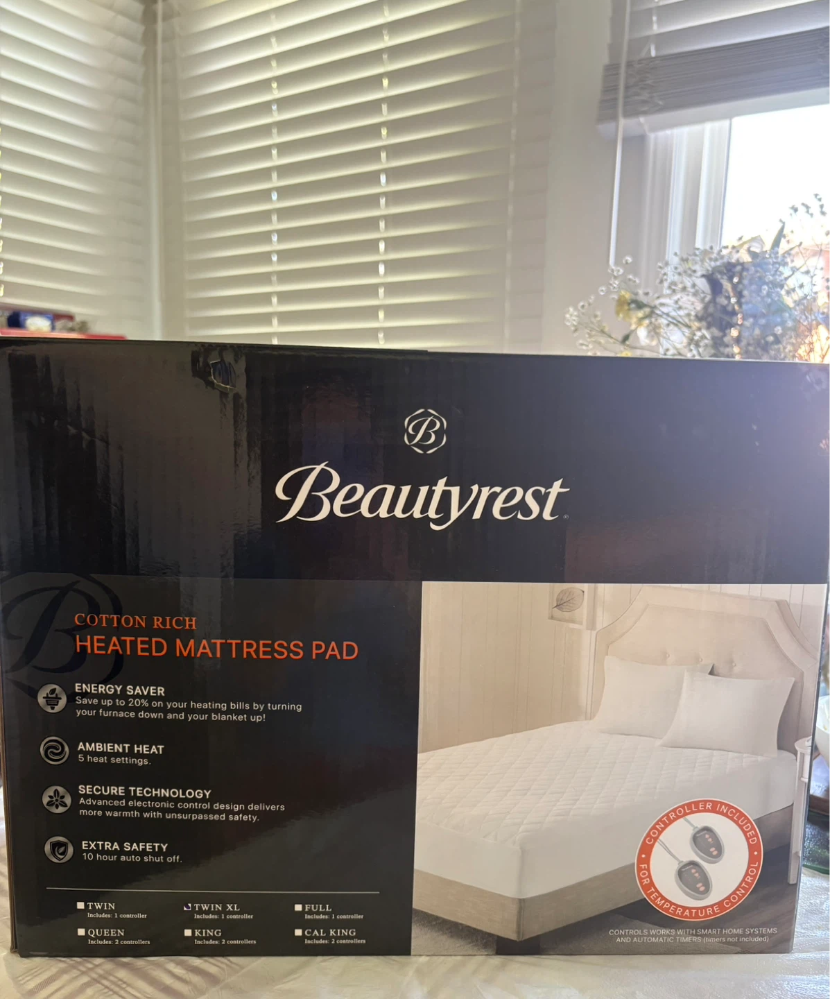 Beautyrest Microfiber Heated Mattress Pad - photo 3