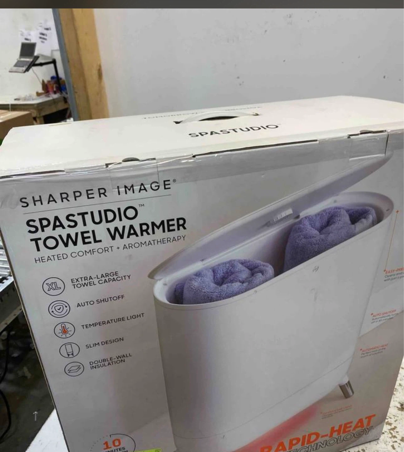 Sharper Image SpaStudio Towel Warmer