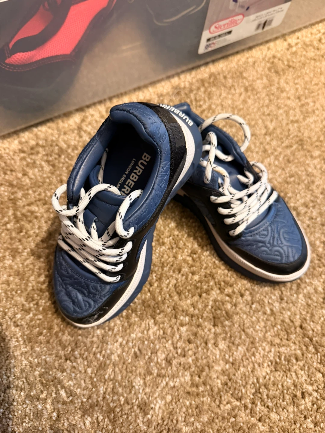 Burberry Blue Sneakers - photo 3