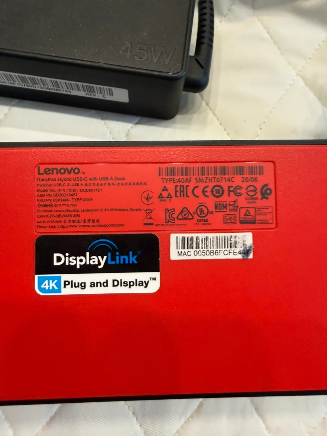 Lenovo ThinkPad Hybrid USB-C Docking Station - photo 3