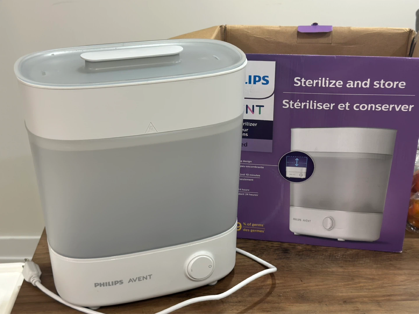 Philips Avent Sterilizer and Philip Avent bottle warmer