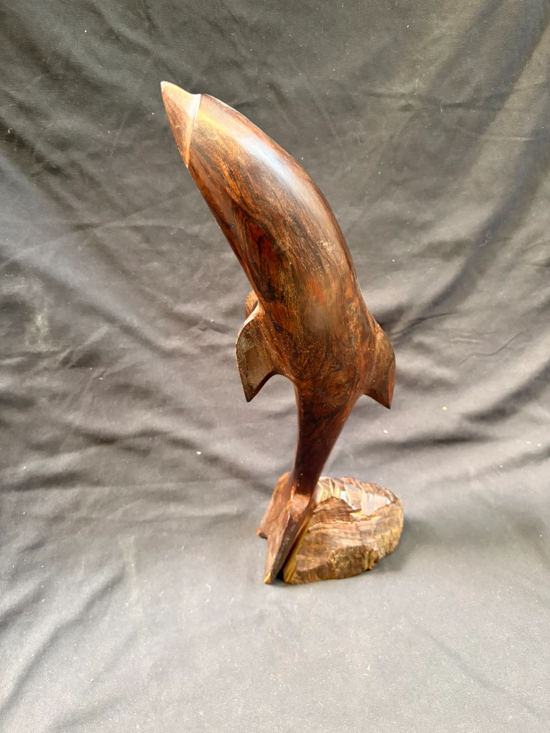 Wooden Dolphin Carving - photo 3