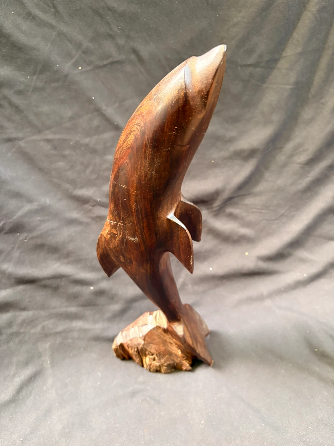 Wooden Dolphin Carving