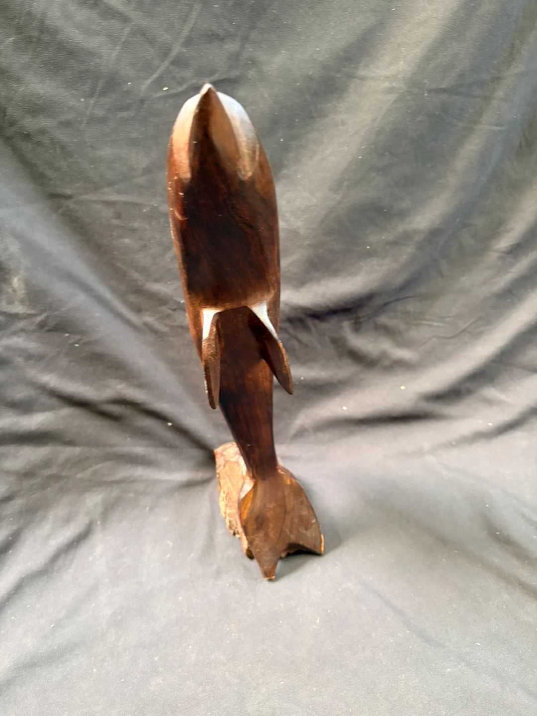 Wooden Dolphin Carving - photo 2