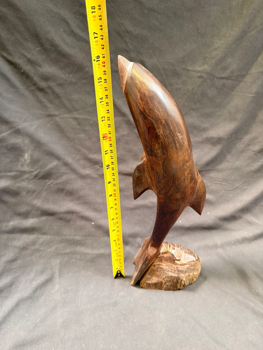 Wooden Dolphin Carving - photo 5