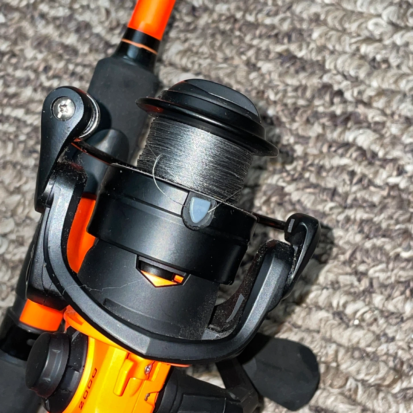 13 Fishing 6'6" Medium Fast Spinning Combo Fishing Rod - Orange - photo 4