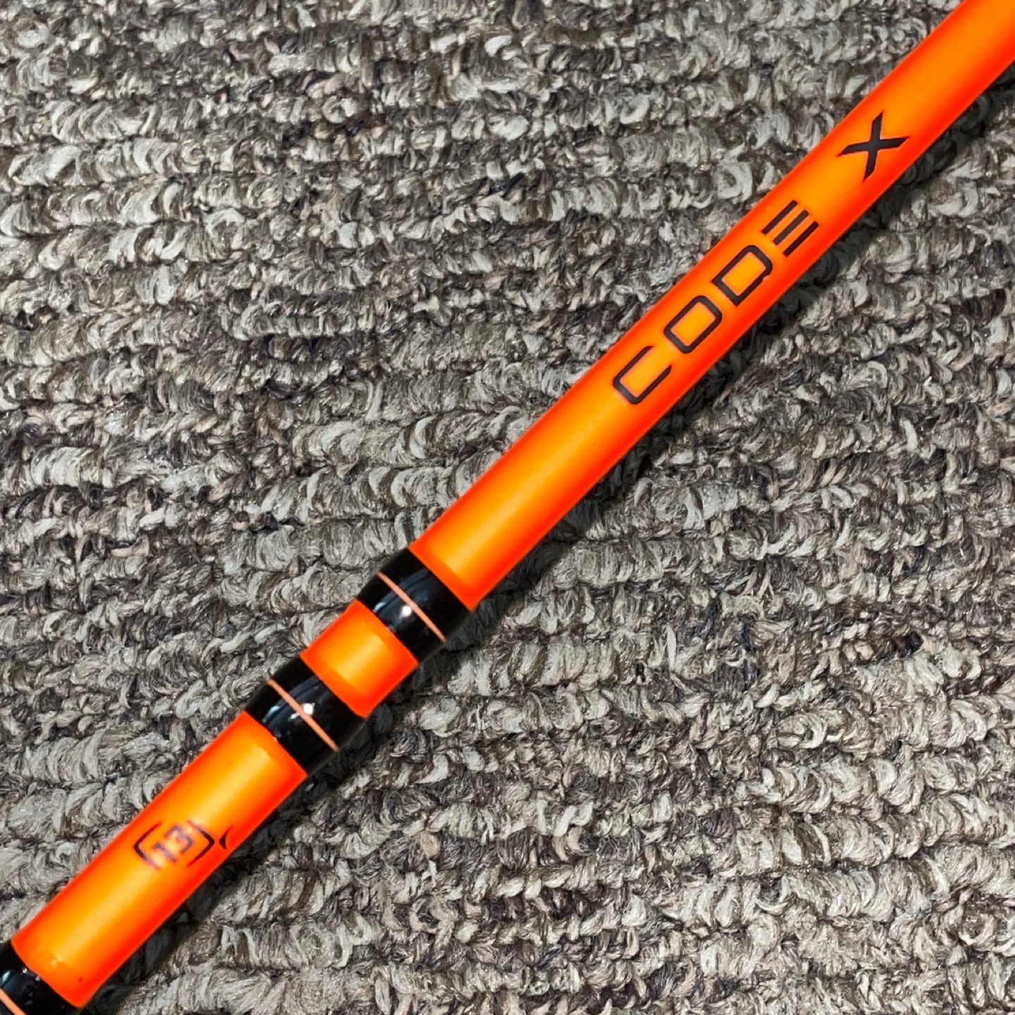 13 Fishing 6'6" Medium Fast Spinning Combo Fishing Rod - Orange - photo 2