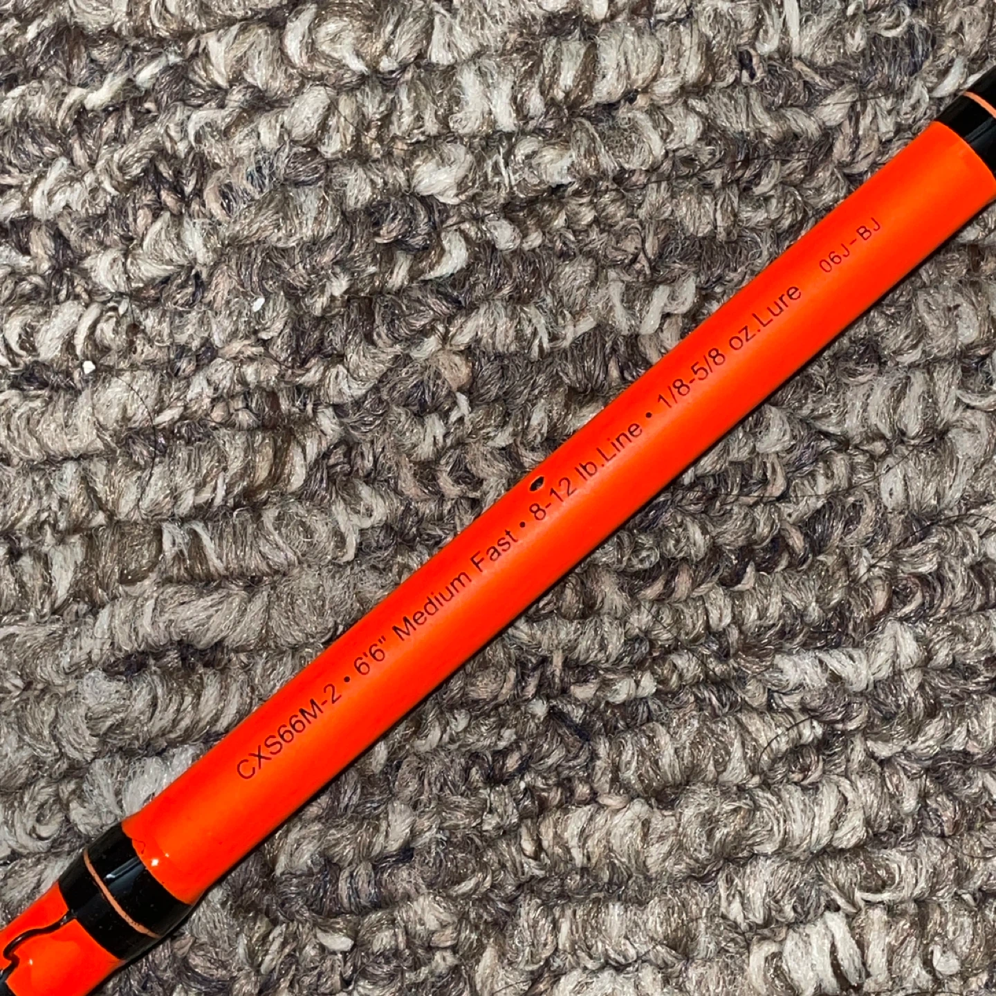 13 Fishing 6'6" Medium Fast Spinning Combo Fishing Rod - Orange - photo 3