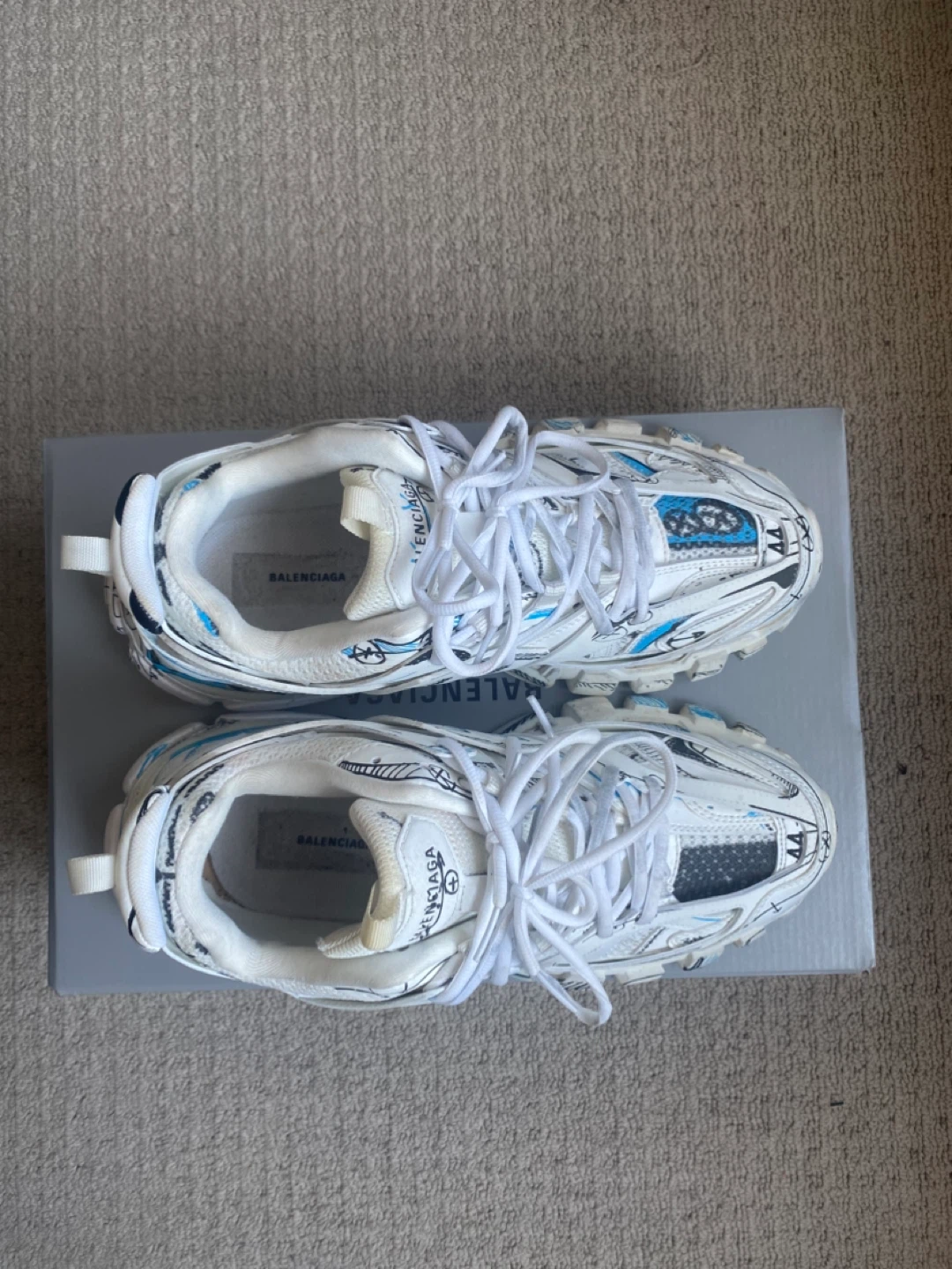 Balenciaga Track Sneakers with Graffiti Size 44 - photo 3