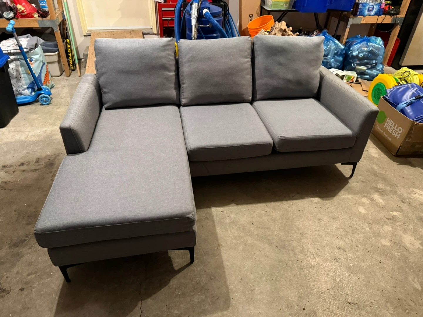 Grey Sectional Sofa - photo 2