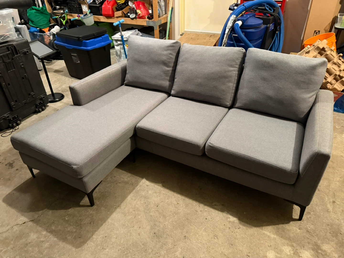 Grey Sectional Sofa - photo 3