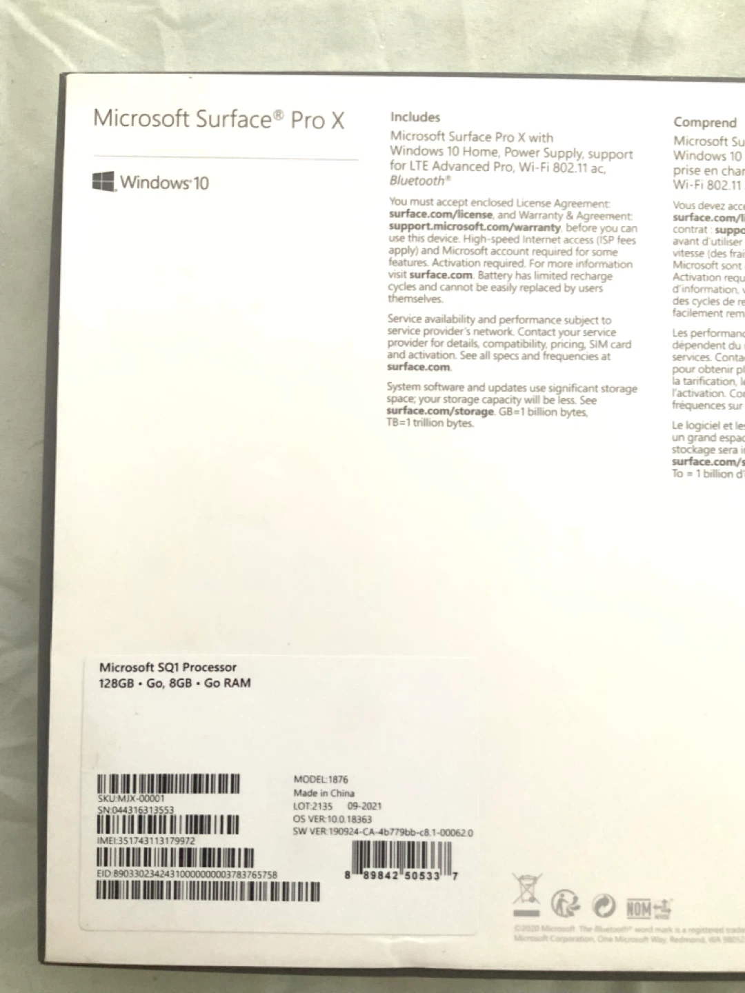 Microsoft Surface Pro X Tablet with 128GB Like new price to go - photo 5