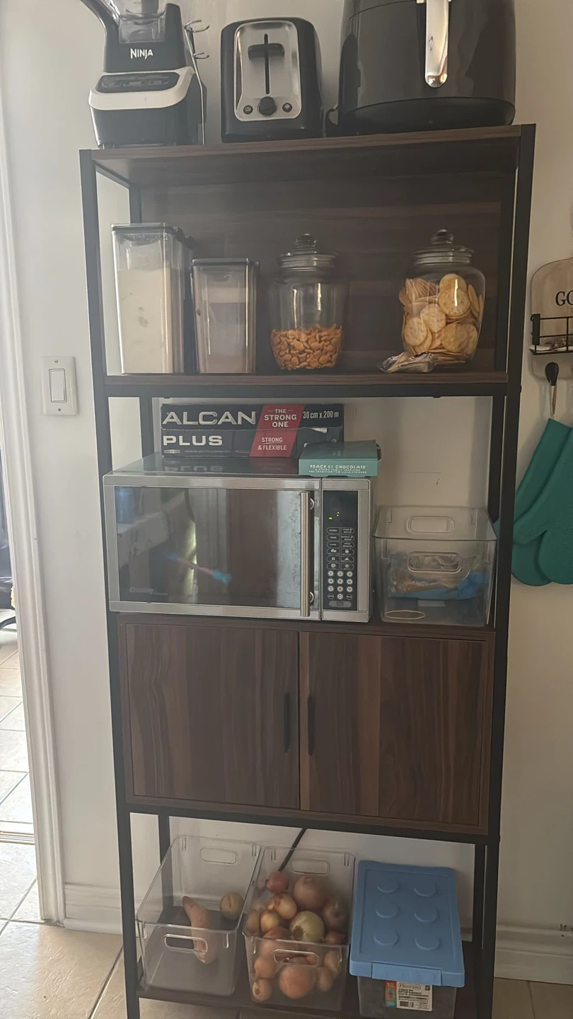 Microwave cabinet  and Storage Shelf