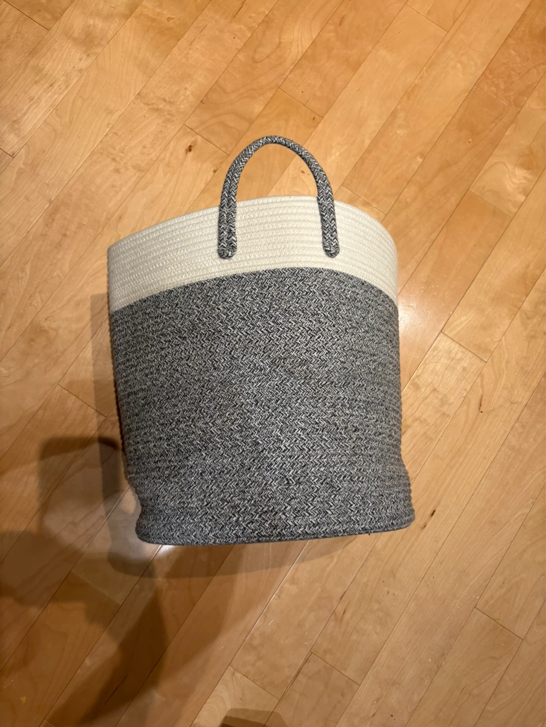 Woven Rope Storage Basket with Handles