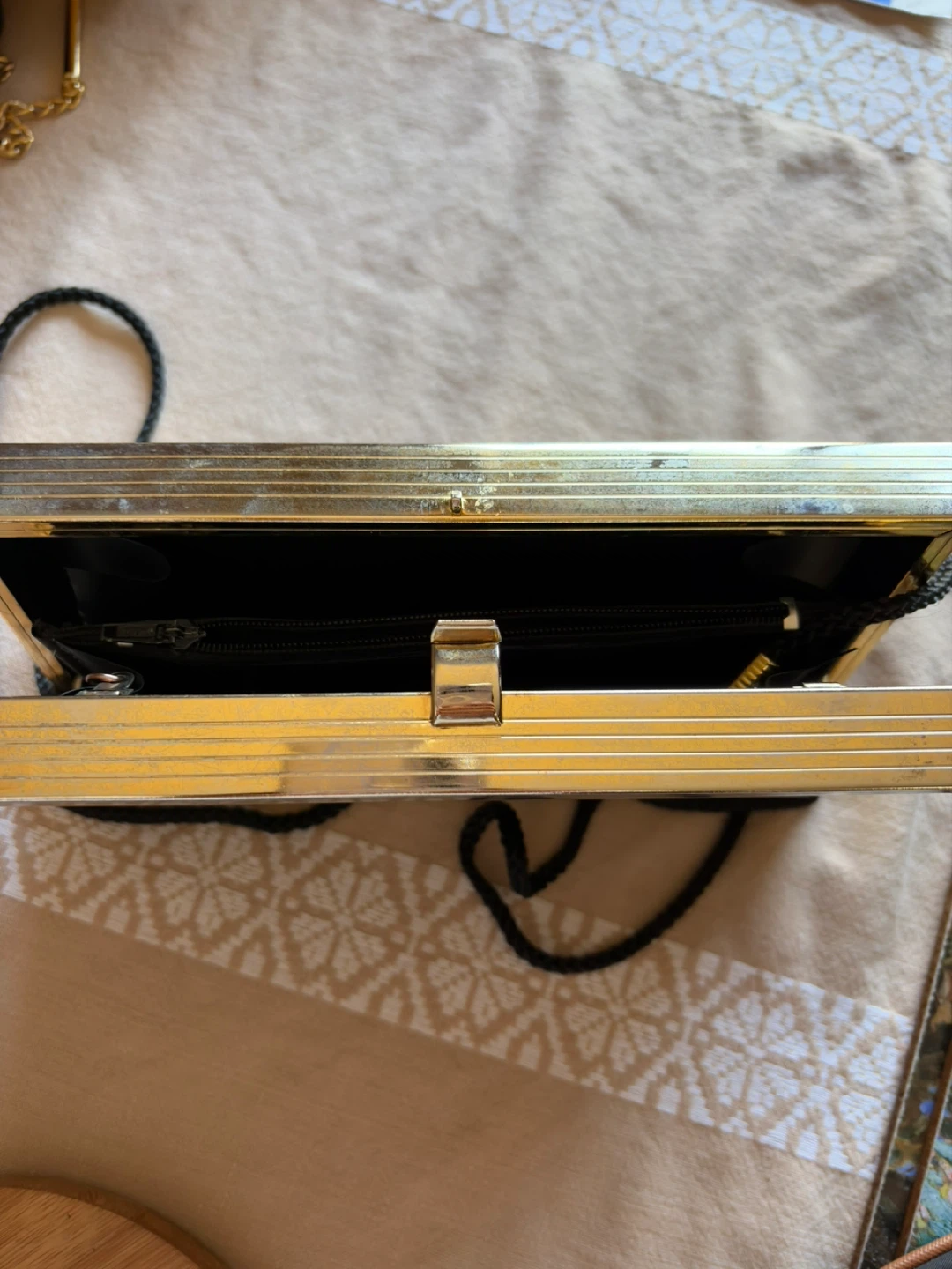 Gold Frame Evening Clutch Purse - photo 3
