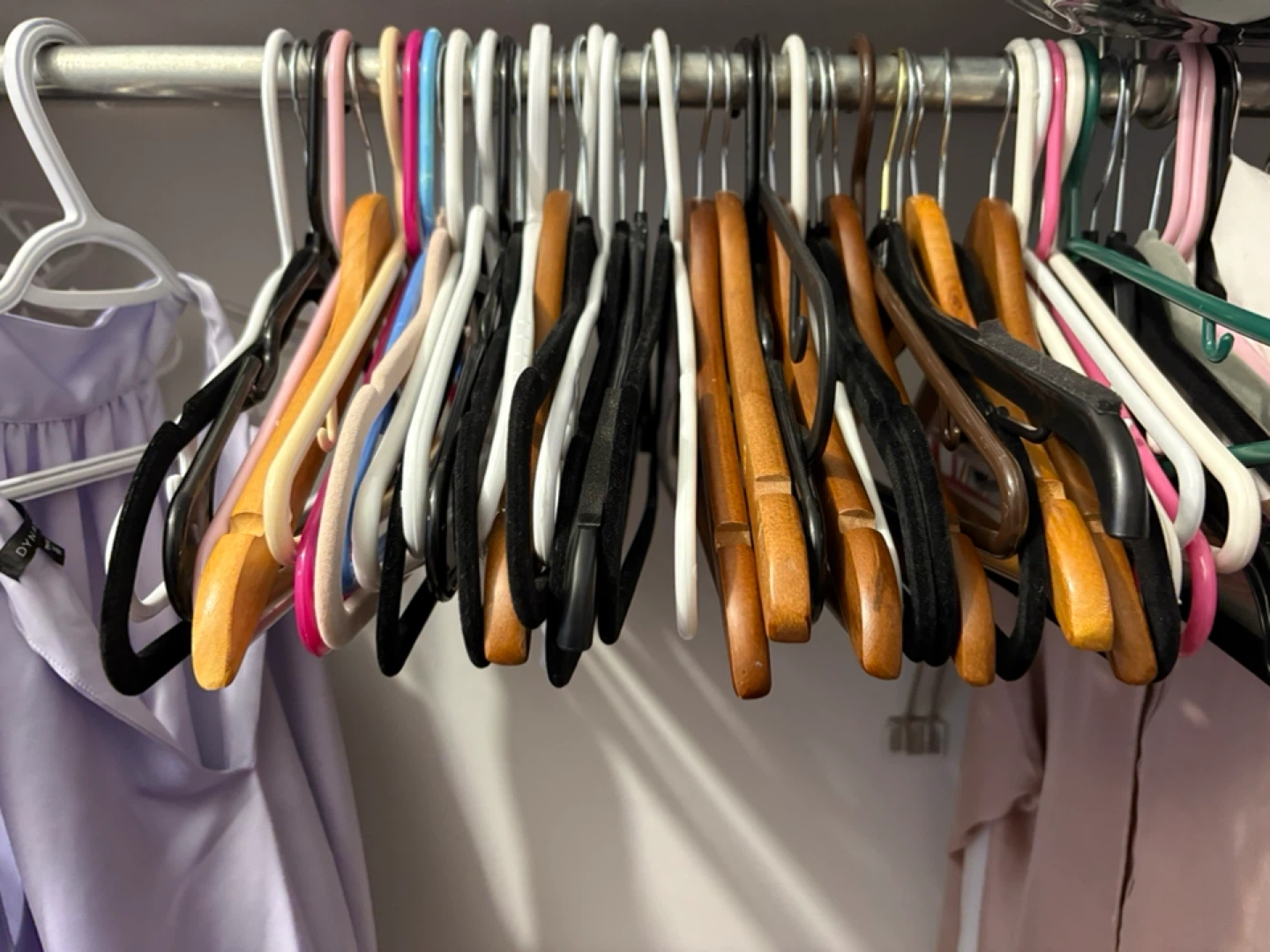 Free 30 Assorted Clothes Hangers