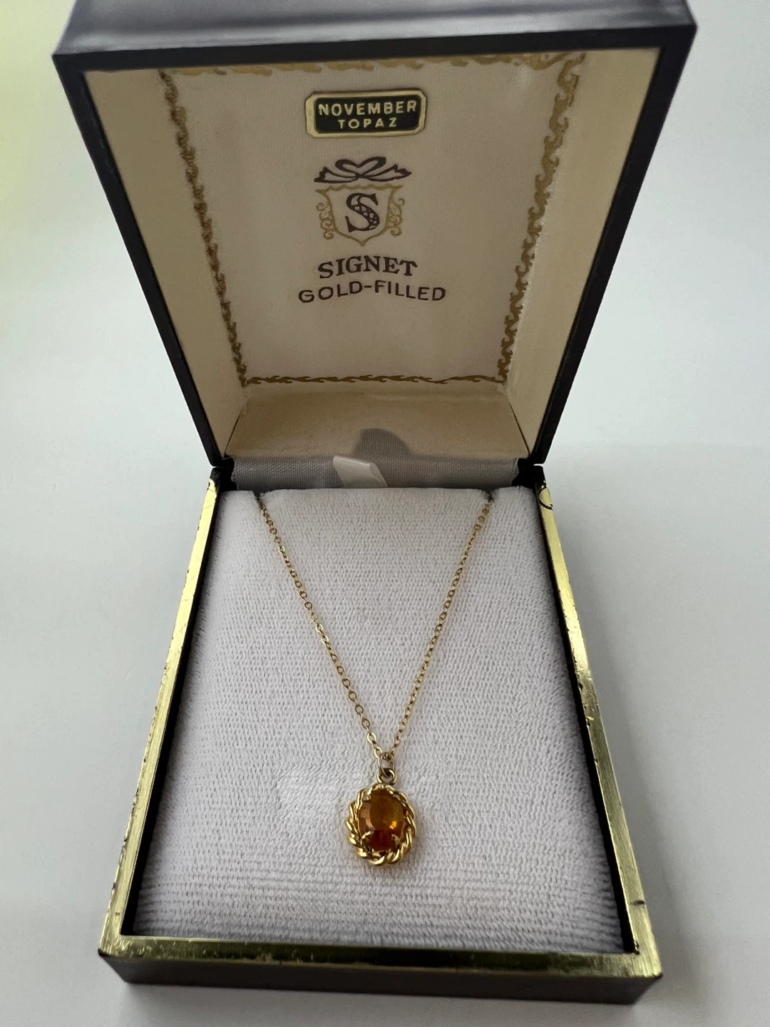 Vintage Gold-Filled Pendant Necklace