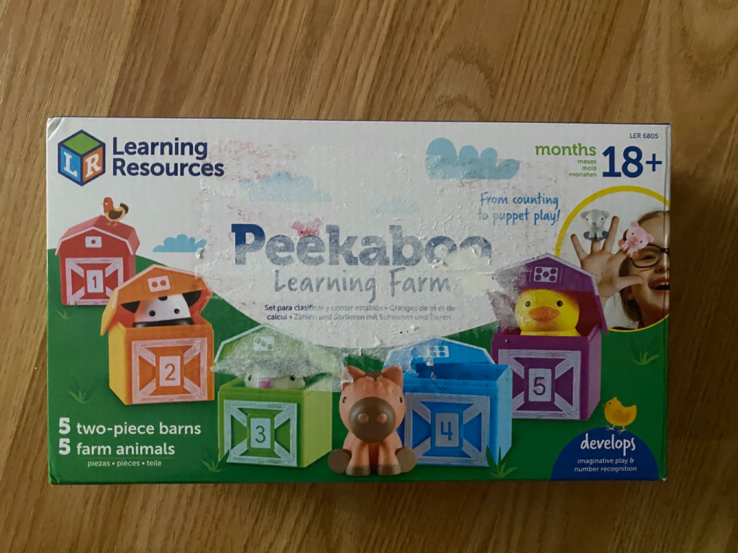 Learning Resources Peekaboo Learning Farm Playset