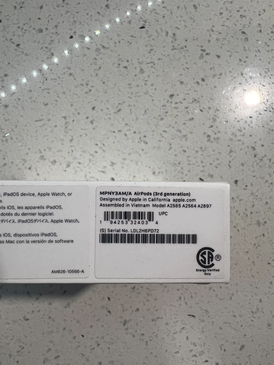 Apple AirPods (3rd generation) with Lightning Charging Case - photo 3