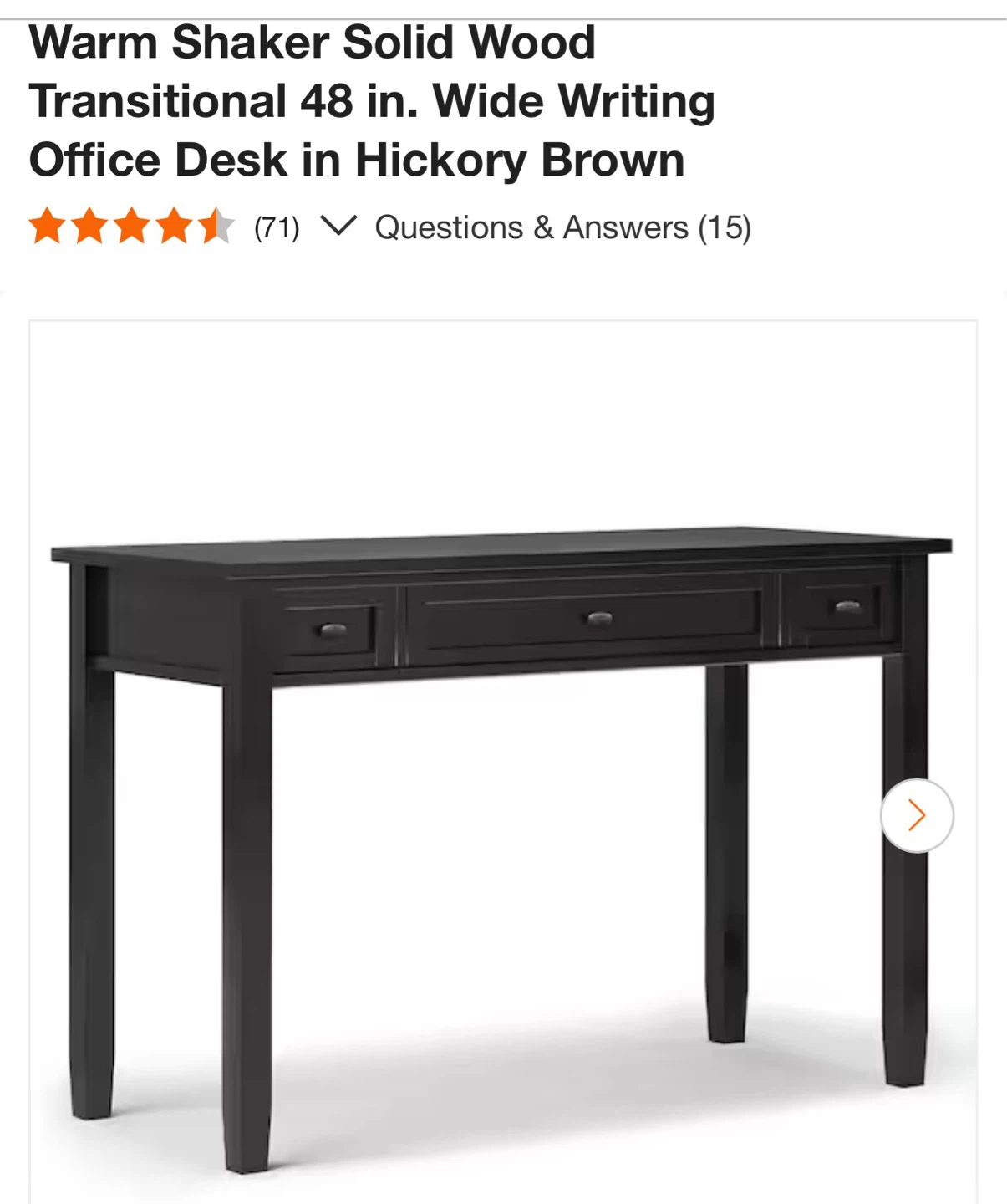 New desk