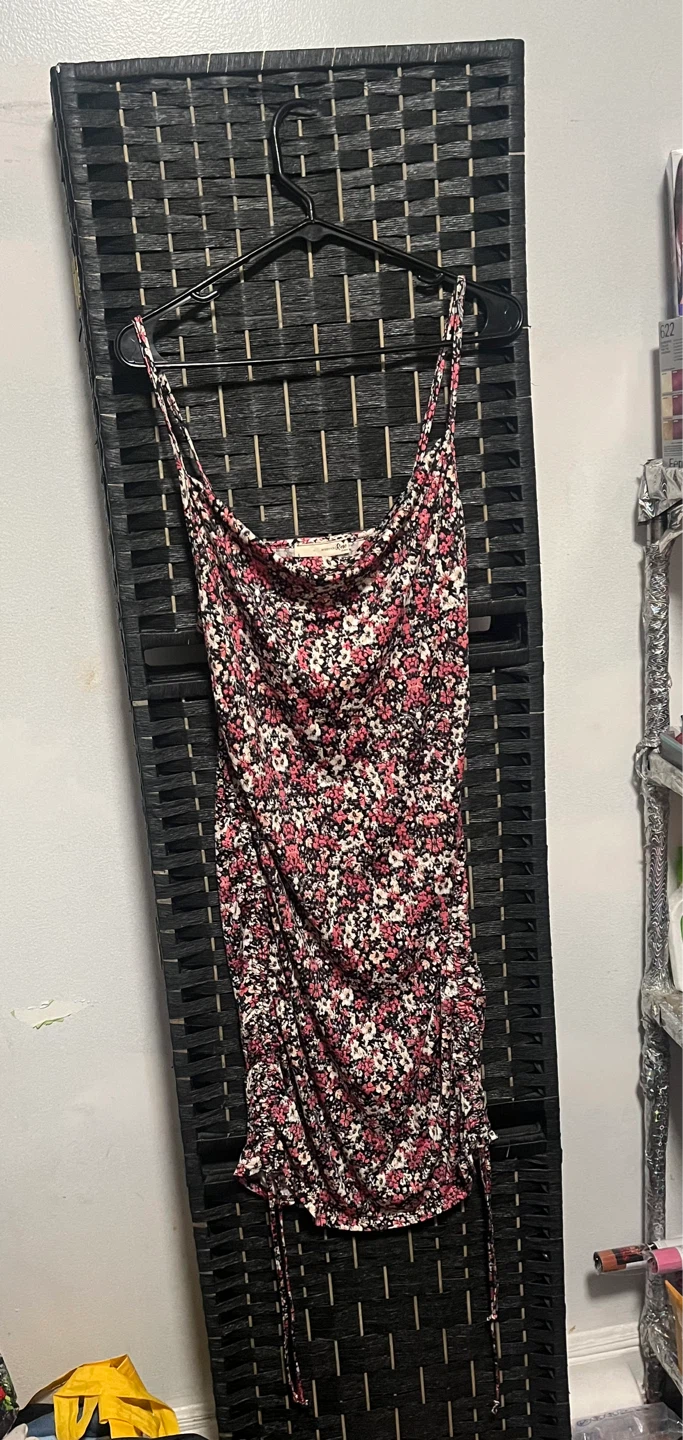 Women's Floral Print Ruched Mini Dress S/M/L - photo 3