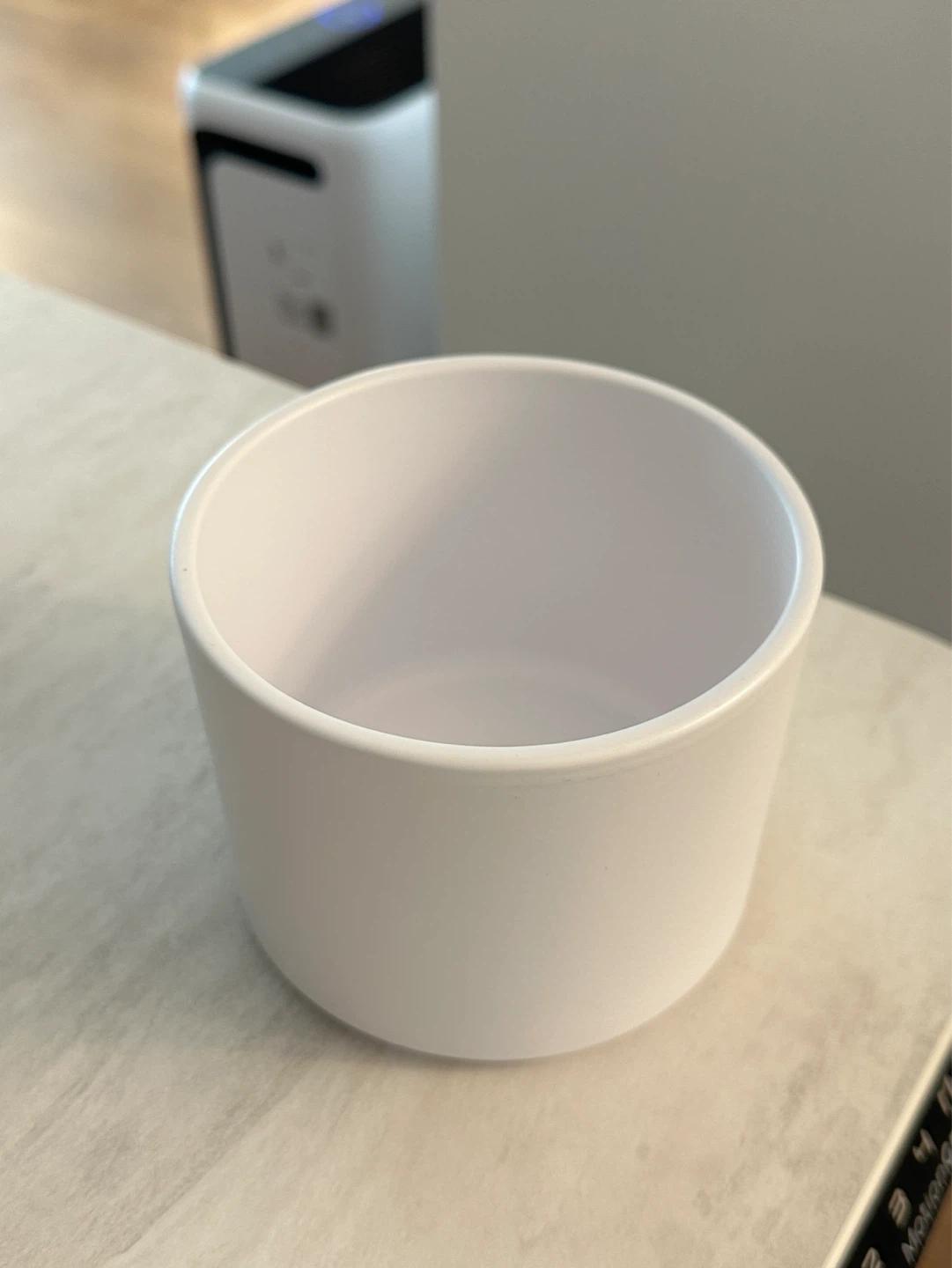Made in Germany 4.6” flower pot white