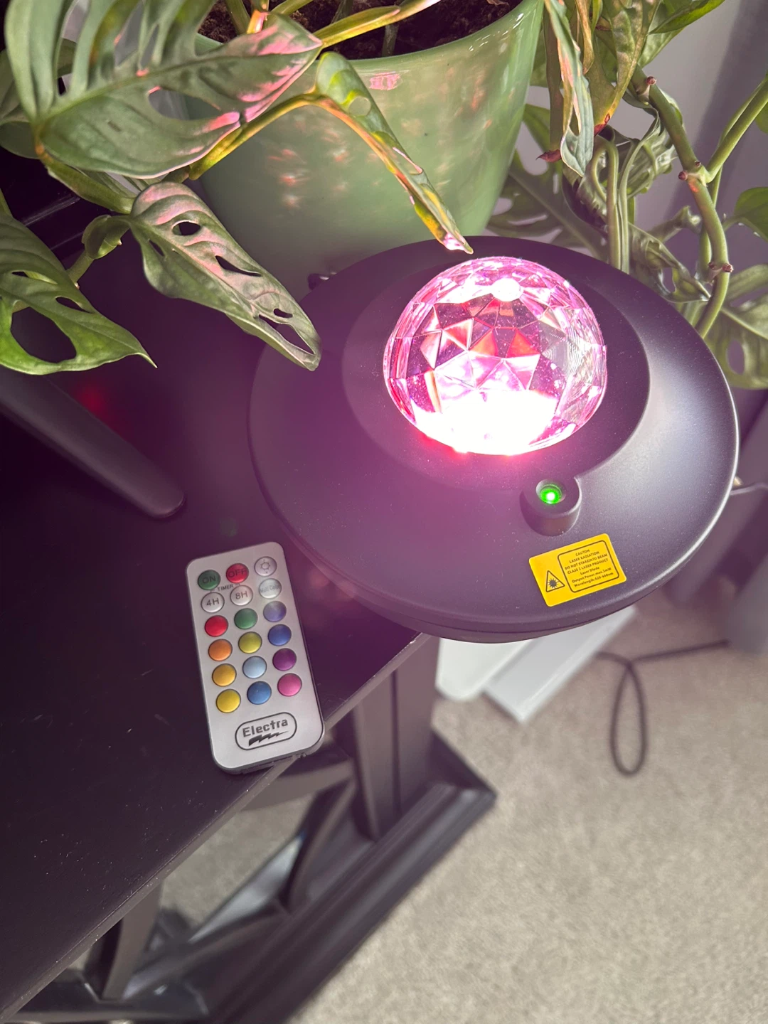 Bluetooth speaker Star Projector Night Light with Remote