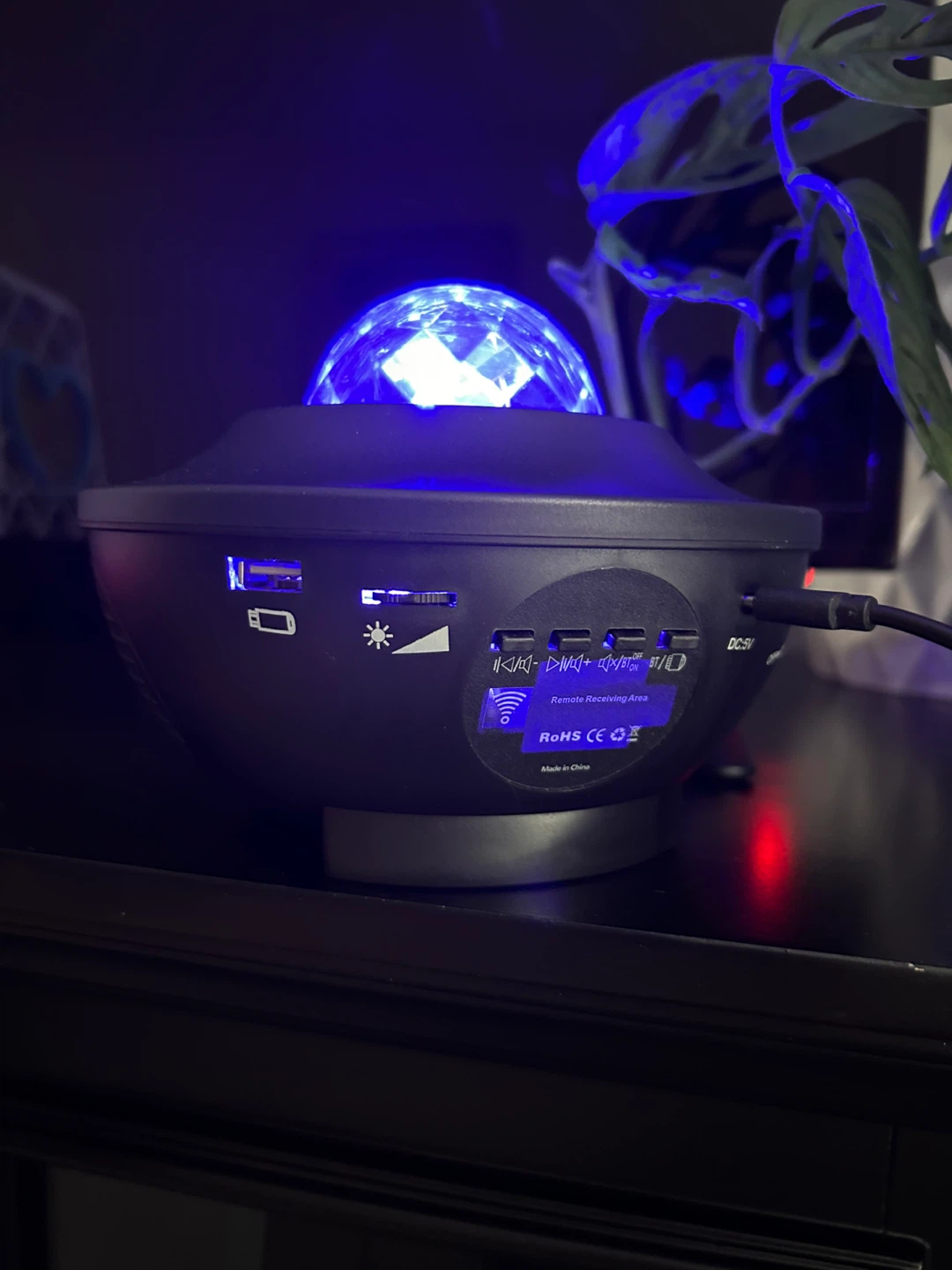 Bluetooth speaker Star Projector Night Light with Remote - photo 3