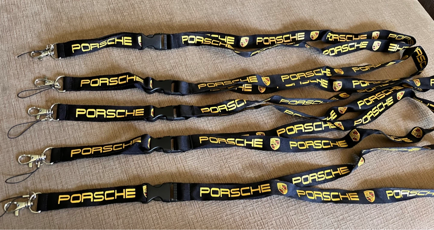 NEW - $5 each Porsche Lanyards