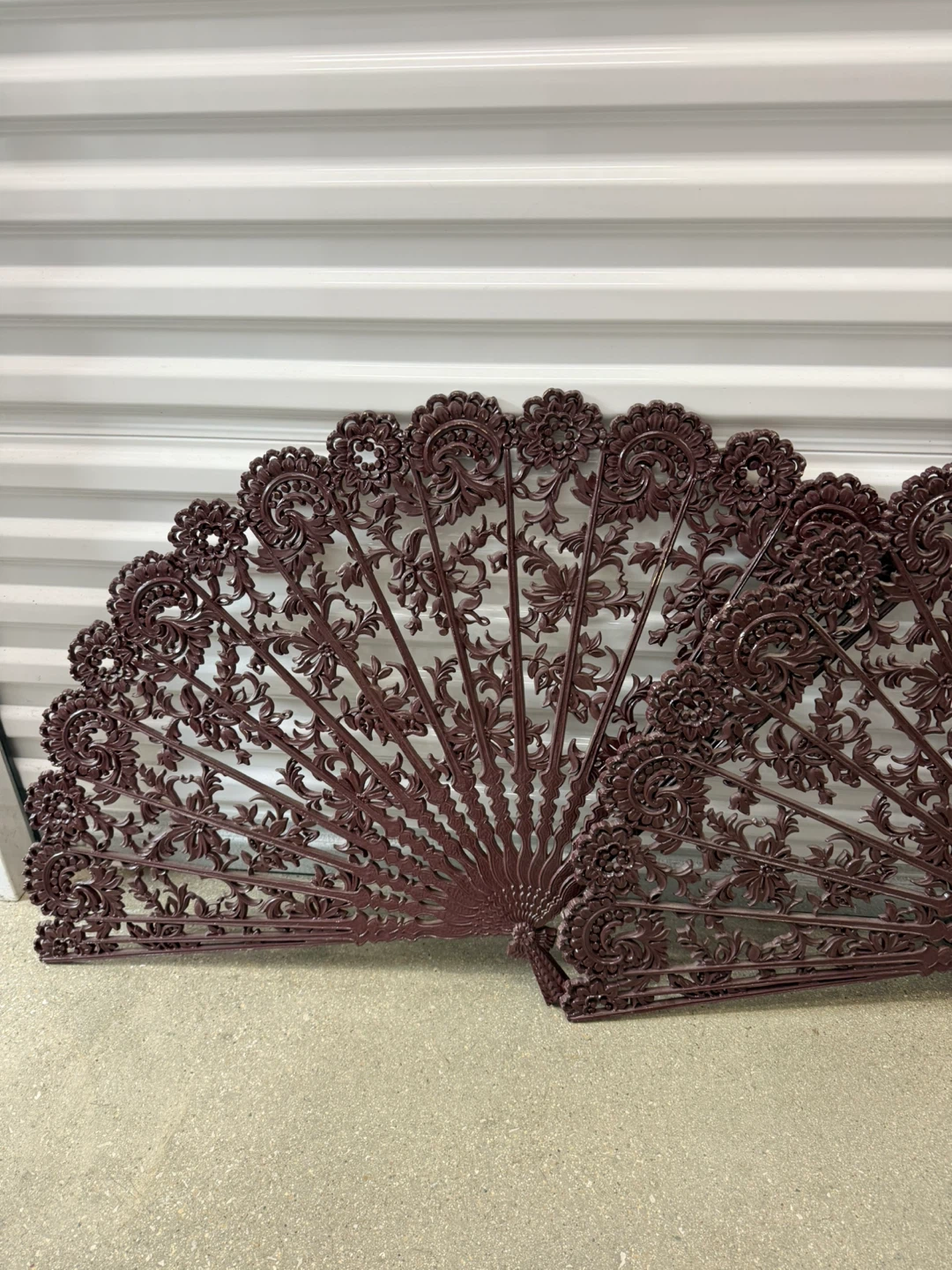 2 Vintage Burwood Homco Asian Wall Plaque Fans - photo 3