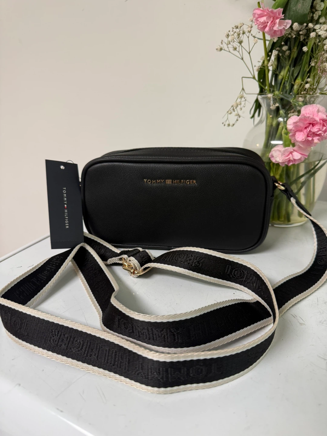 Tommy Hilfiger Black Camera Bag