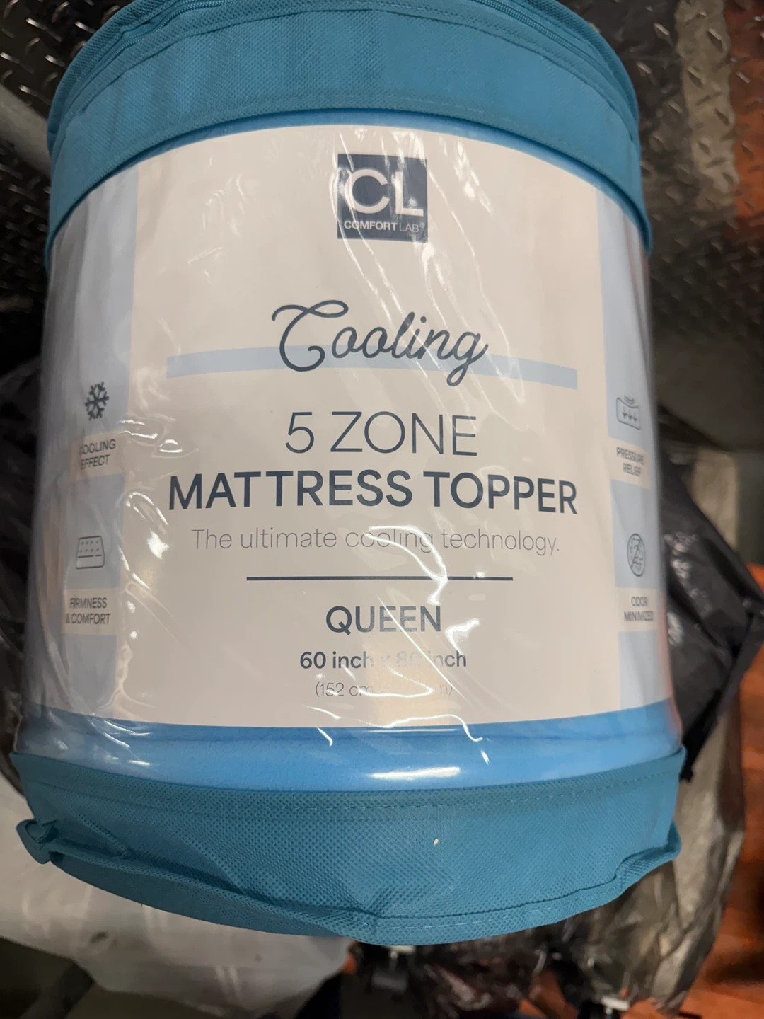 Comfort Lab Cooling 5 Zone Queen Mattress Topper