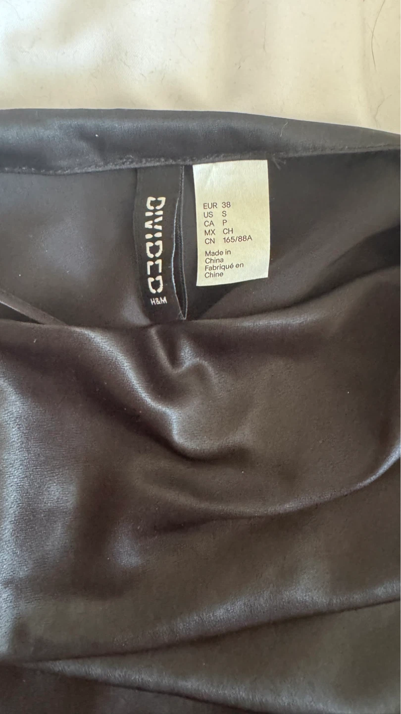 H&M Black Satin Slip Dress - photo 5