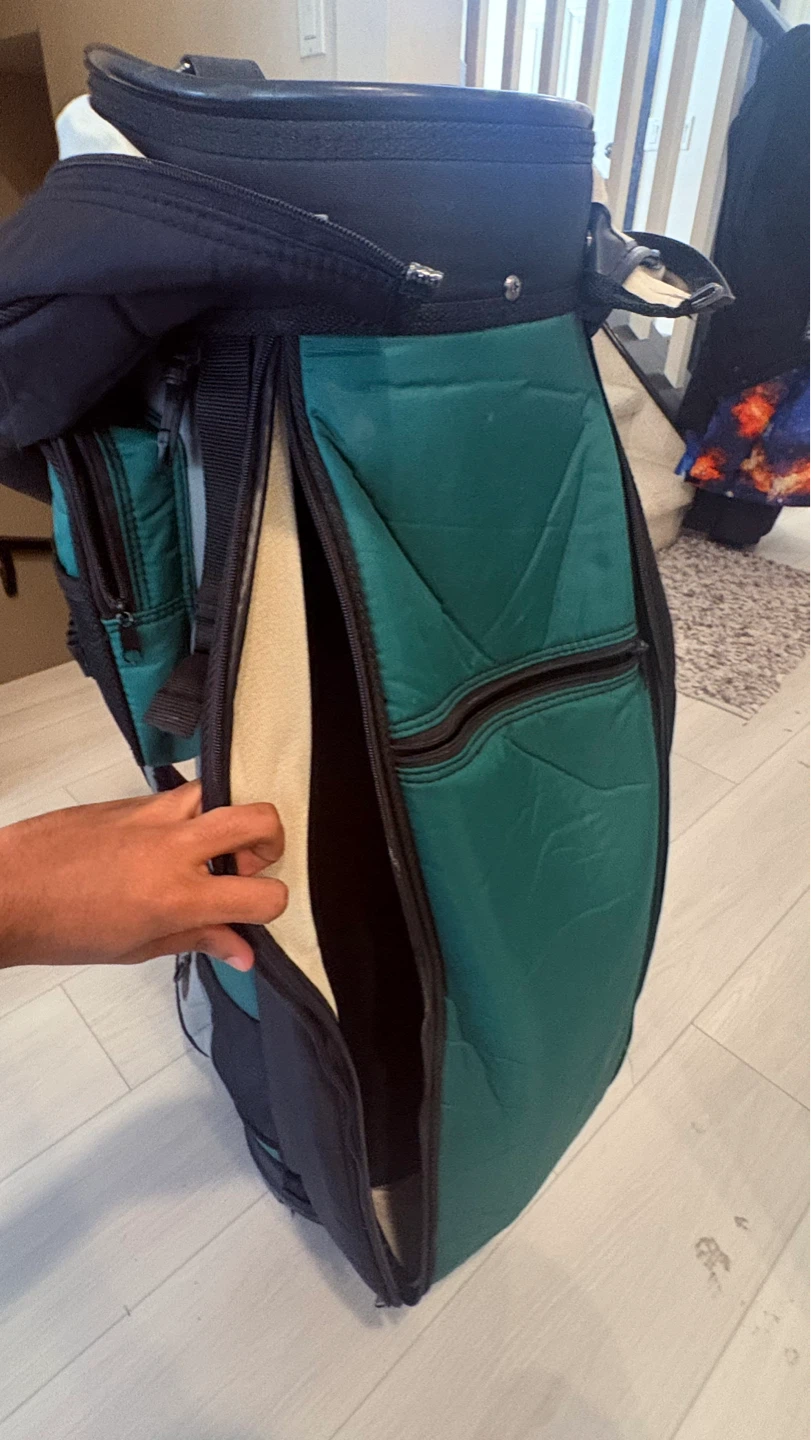 Green and Grey Golf Bag