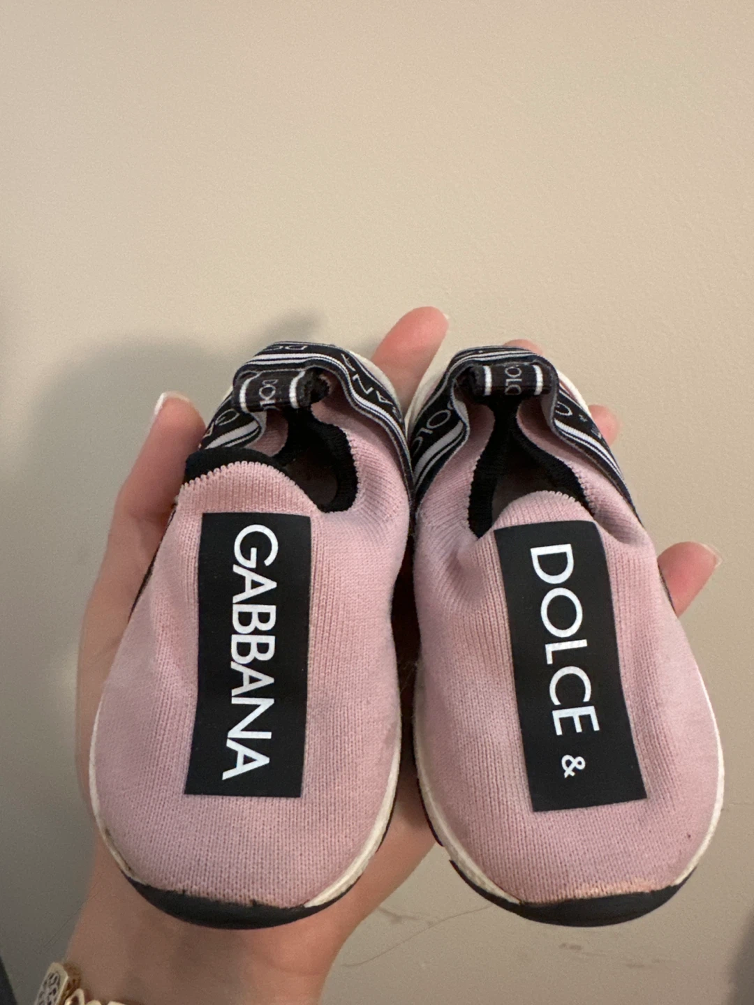 Dolce & Gabbana Pink Sneakers for toddlers